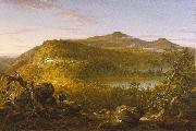 Thomas Cole, A View of the Two Lakes and Mountain House, Catskill Mountains, Morning